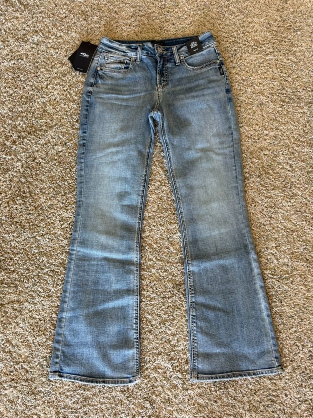NWT Silver Jeans co. Suki Curvy Fit Mid Rise Bootcut Jeans Sz W29 L31